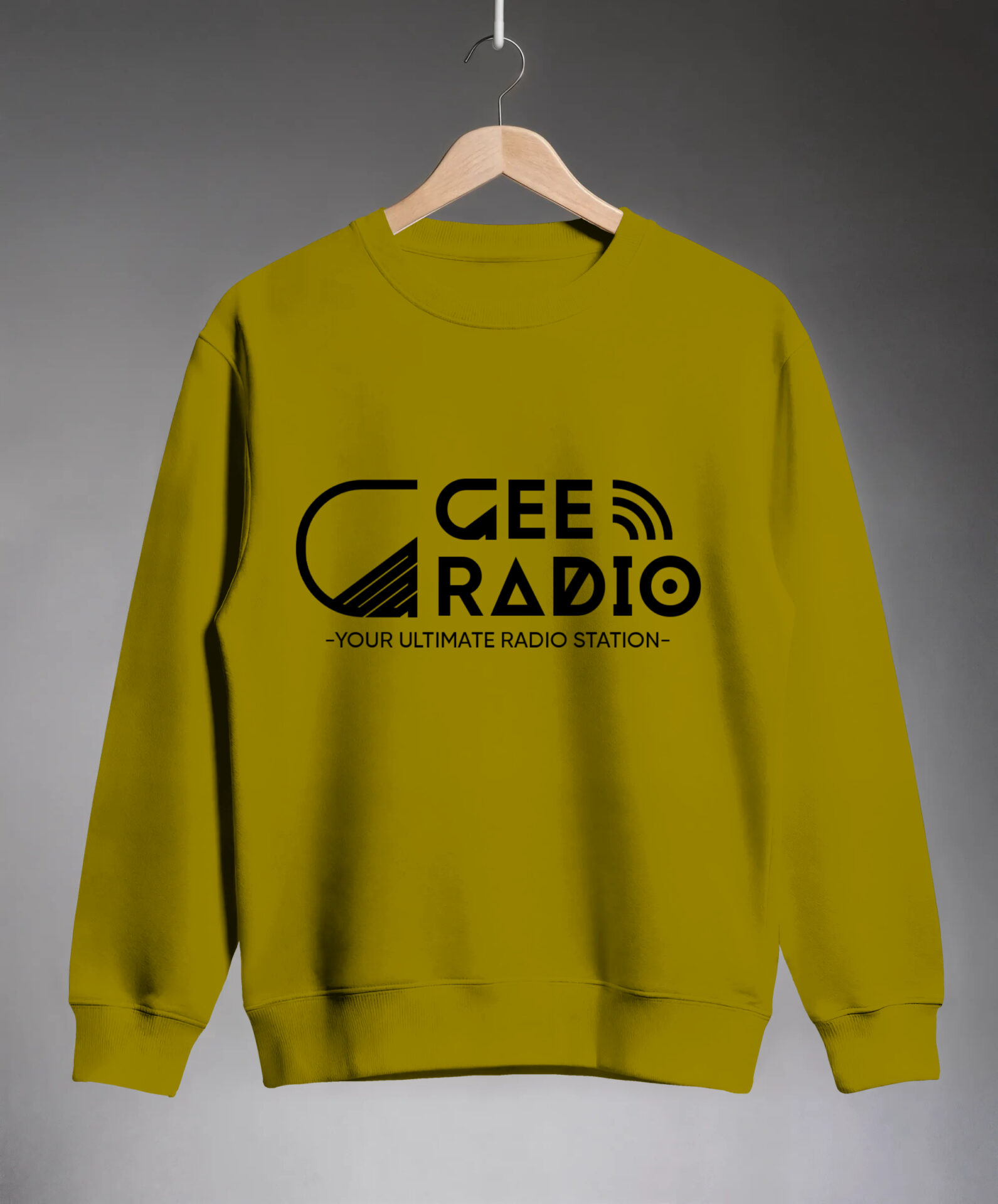 Signature Crew Sweatshirt — Mustard