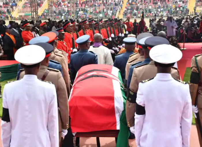 Railas body arrives at Nyayo stadium