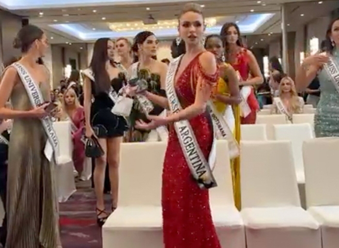 Miss Universe walkout