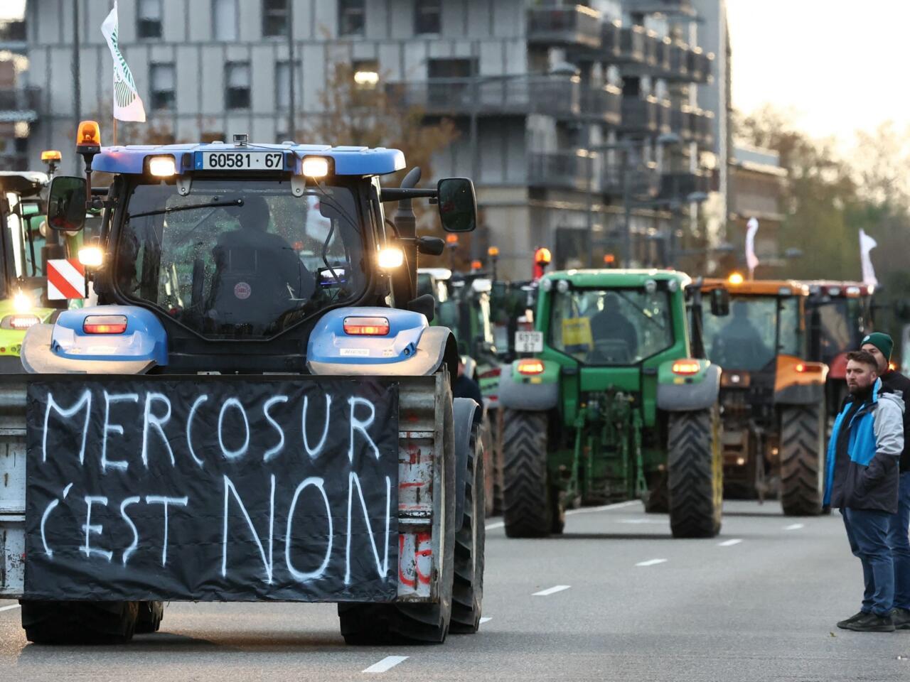 French farmers protest