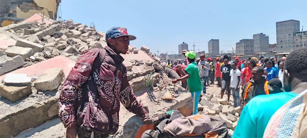 Building Collapse in Shauri Moyo, Nairobi, Prompts Ongoing Search and Rescue Operations