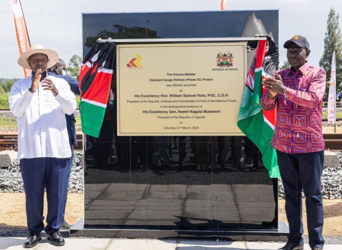 Presidents Ruto and Museveni Commission Kisumu SGR Extension, Eyes Boost for Regional Trade