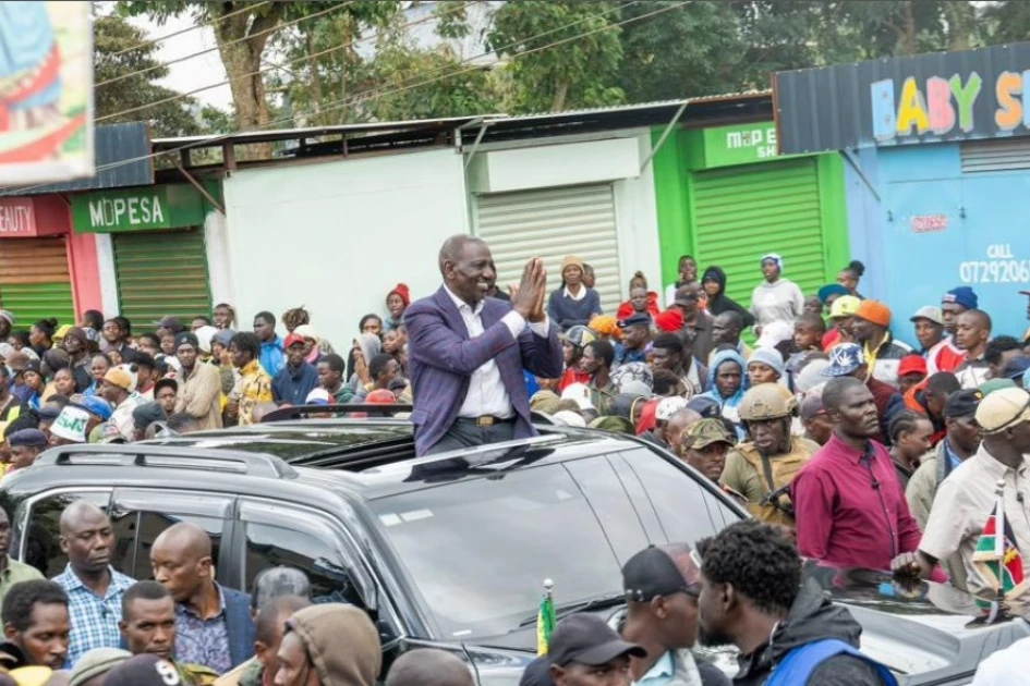 Teargas, Crowds, and Politics Mark President William Ruto’s Dagoretti Tour