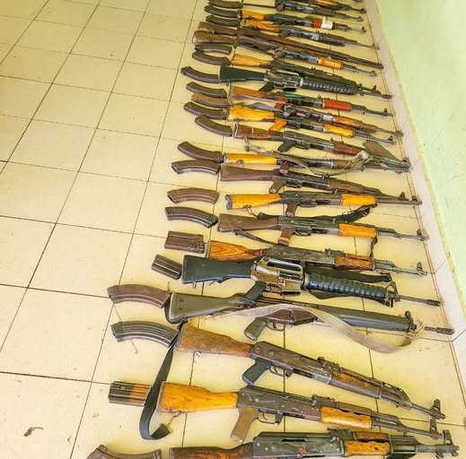 Police Recover 26 Illegal Firearms in Turkana County During Disarmament Exercise