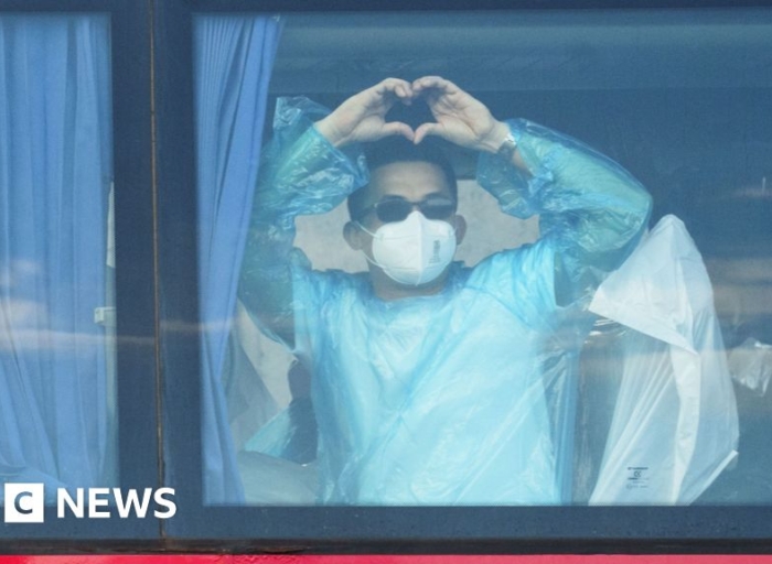 Last passengers leave virus hit cruise ship as three more test positive
