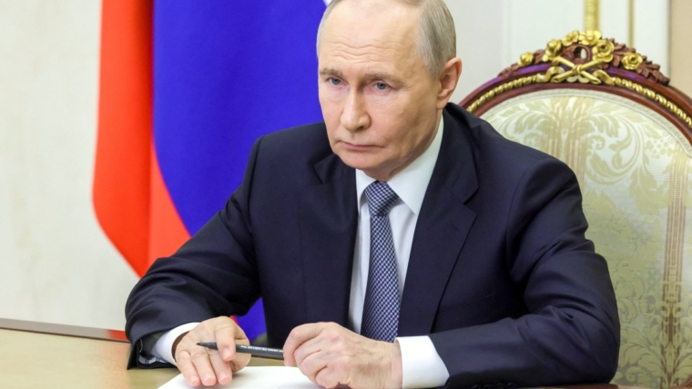 Putin hails Russia’s test launch of ‘most powerful missile in the world’