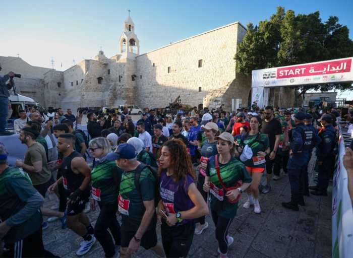 Thousands run Palestine Marathon under shadow of Israel’s war on Gaza