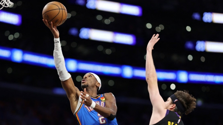 Thunder outlasts Lakers in Game 4 to complete NBA playoff sweep