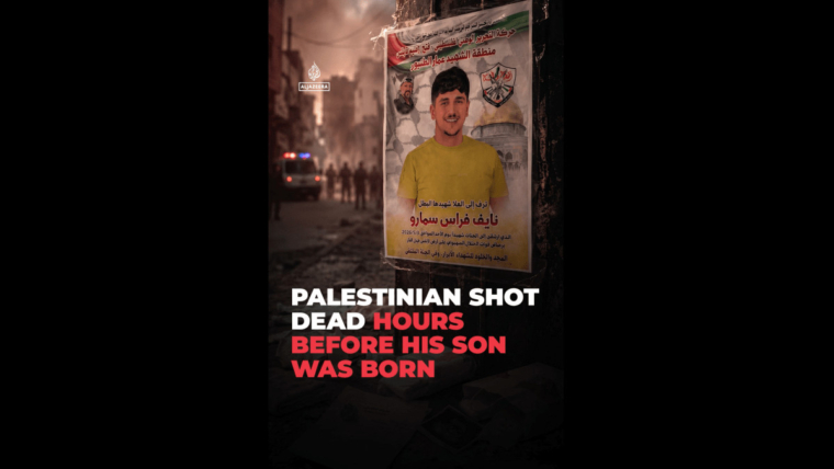 The Palestinian shot dead hours before his son was born
