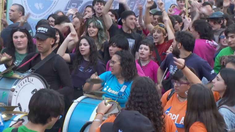Argentines protest against Milei’s defunding of public universities