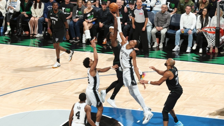 Wembanyama powers Spurs past T Wolves as Knicks beat Sixers in NBA playoffs