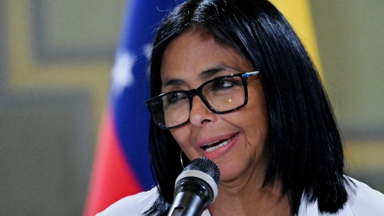 Venezuela’s Delcy Rodriguez heads to The Hague for land dispute case