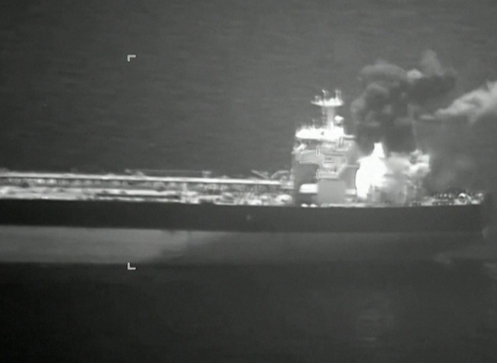 Pentagon releases video of strikes on Iranian oil tankers