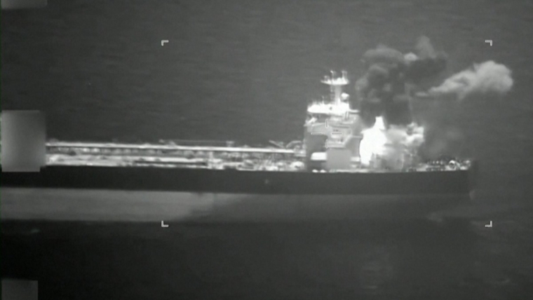 Pentagon releases video of strikes on Iranian oil tankers