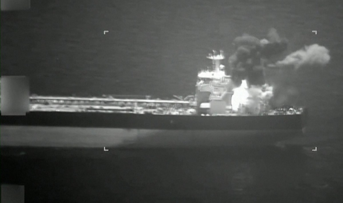 Pentagon releases video of strikes on Iranian oil tankers