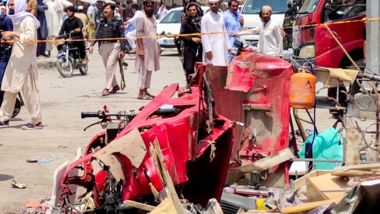 At least nine killed in explosion at Pakistan market