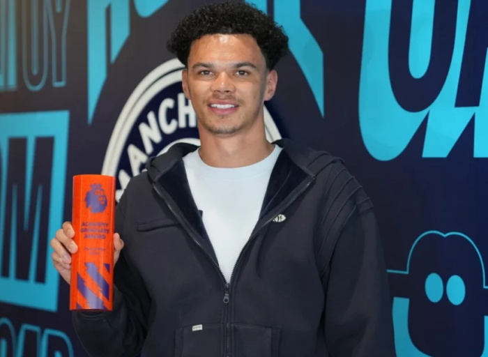 Man City’s Nico O’Reilly named EPL academy graduate of the year