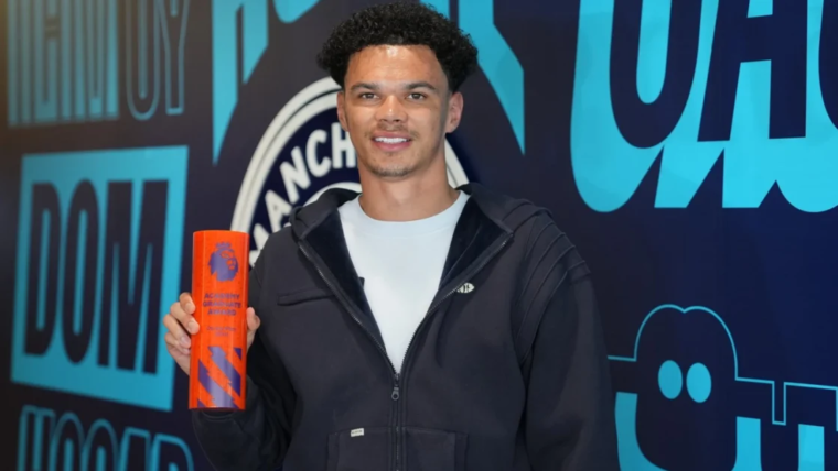 Man City’s Nico O’Reilly named EPL academy graduate of the year