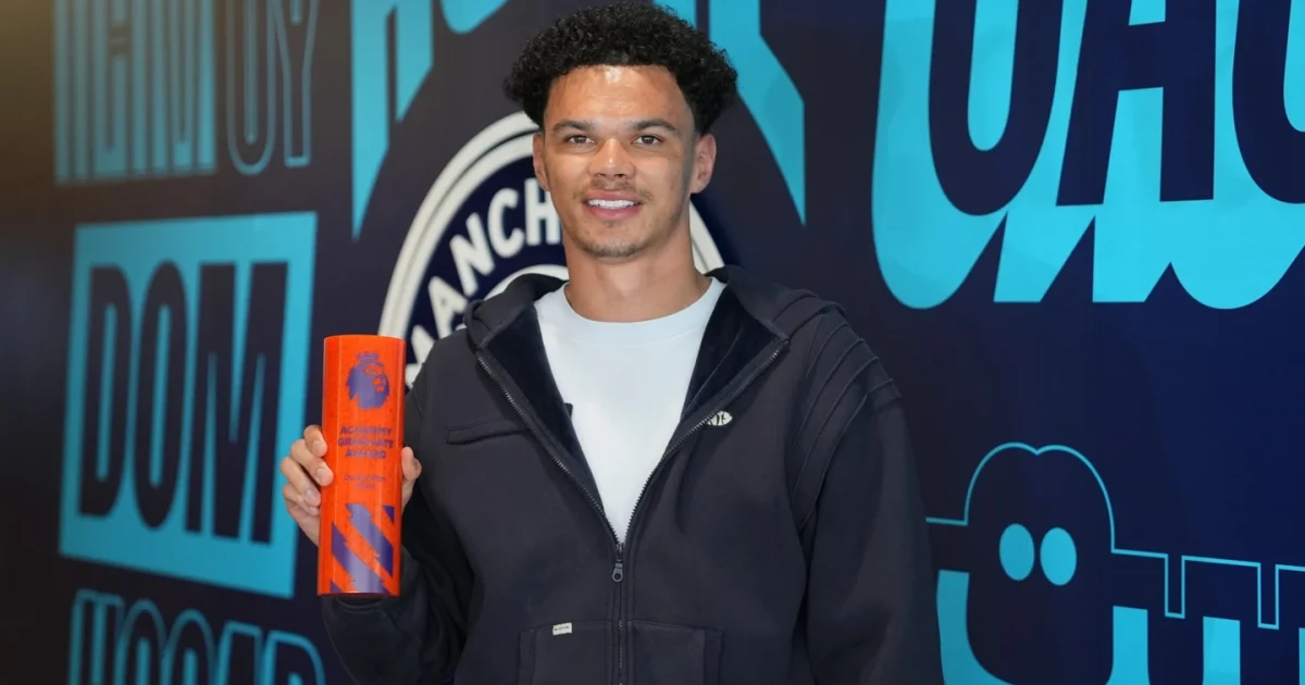 Man City’s Nico O’Reilly named EPL academy graduate of the year