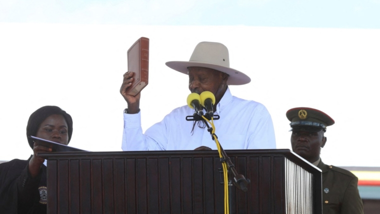 Uganda’s Yoweri Museveni sworn in for seventh term as president